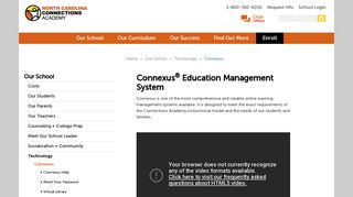 Connexus® | North Carolina Connections Academy