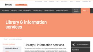 North Coast TAFE - Library and Information Services - TAFE NSW
