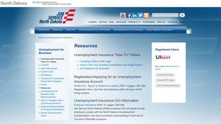 Unemployment Insurance - Job Service North Dakota