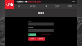 Login - The North Face Outdoor Challenge 2018