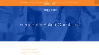 Frequently Asked Questions — North Fork Research