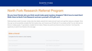 North Fork Mystery Shopping Referral - StellaService
