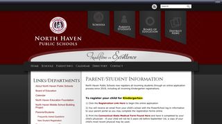Parents/Students - North Haven Public Schools