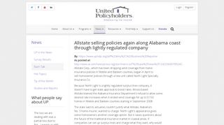 Allstate selling policies again along Alabama coast through lightly ...