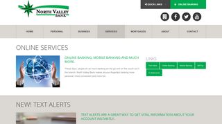 North Valley Bank - Southeastern Ohio - Online and Mobile Services