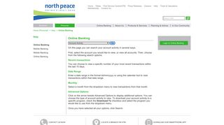 North Peace Savings and Credit Union - Online Banking