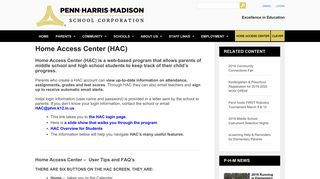 Home Access Center (HAC) | Penn-Harris-Madison School Corporation