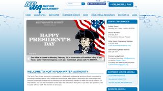 North Penn Water Authority - Committed to Providing Safe, Reliable ...