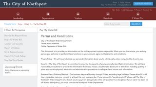 Pay My Water Bill | City of Northport