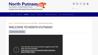 Welcome to North Putnam!
