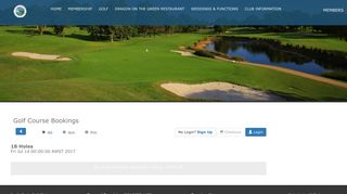 MiClub Online Tee Times - North Ryde Golf Club