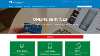 Online Services | North Shore Bank