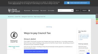 Ways to pay Council Tax - North Somerset Council