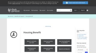 Housing Benefit - North Somerset Council