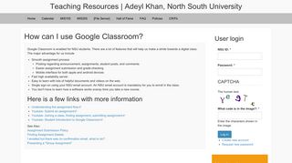 How can I use Google Classroom? - Adeyl Khan, North South University
