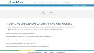 PayMyBill - NorthState | NorthState Communications - Northstate.net