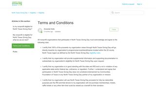 Terms and Conditions – North Texas Giving Day
