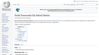 North Tonawanda City School District - Wikipedia