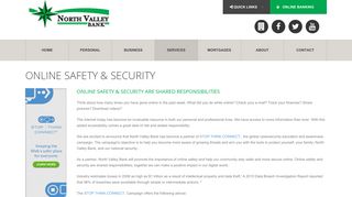 North Valley Bank - Southeastern Ohio - Online Safety and Security