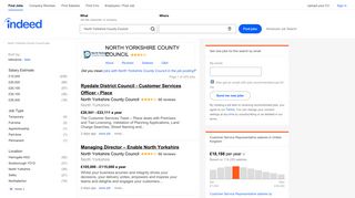 North Yorkshire County Council Jobs - January 2019 | Indeed.co.uk