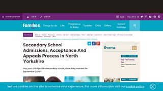 Secondary School Admissions, Acceptance And Appeals Process In ...