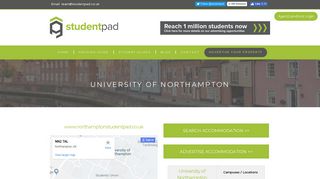 Student Accommodation at University of Northampton ~ Studentpad
