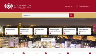 Northampton Borough Council Homepage