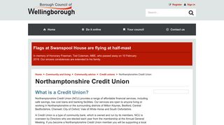 What is a Credit Union? | Northamptonshire Credit Union | Borough ...