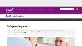 Safeguarding adults - Adult social services - Northamptonshire County ...