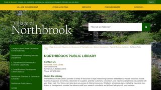 Northbrook Public Library | Northbrook, IL - Village of Northbrook