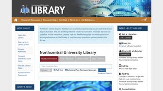 Northcentral Library - Northcentral University
