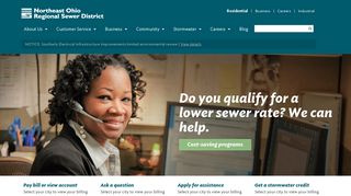 Residential homepage – Northeast Ohio Regional Sewer District