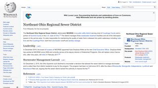 Northeast Ohio Regional Sewer District - Wikipedia