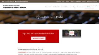 myNortheastern Portal - Northeastern ITS