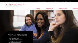 Graduate Admissions | Northeastern College of Professional Studies