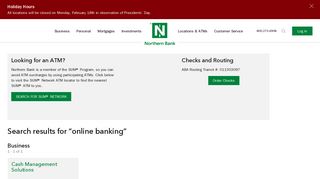 online banking - Northern Bank