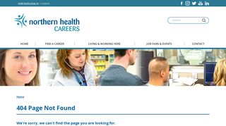 User Log In - Northern Health Careers