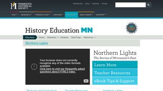 Northern Lights | History Education MN