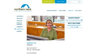 Contact Us - Northern Neck Insurance Company