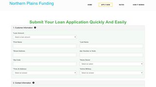 Northern Plains Funding - Apply Online