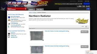 Northern Radiator aluminum radiators - Pit Stop USA
