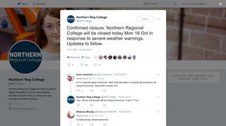 Northern Reg College on Twitter: 