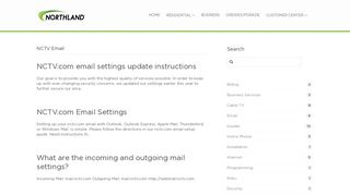 NCTV Email – Northland Help Center - Northland Communications