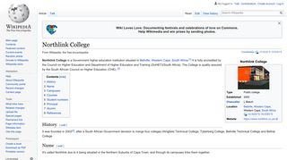 Northlink College - Wikipedia