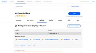 Working at Northpointe Bank: Employee Reviews | Indeed.com