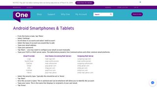 Android Smartphones & Tablets | One - onecomm.bm