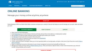 Online Banking | North Shore Bank