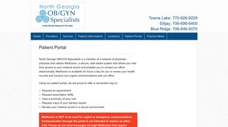 North Georgia OB/GYN Specialists | Patient Portal