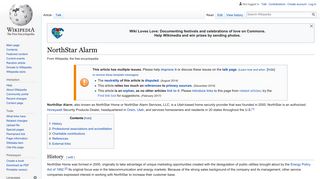 NorthStar Alarm - Wikipedia