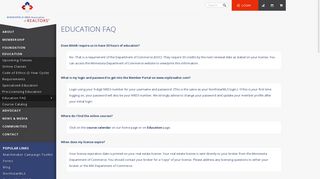 Education FAQ | Minneapolis Area Association of Realtors